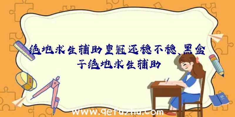 绝地求生辅助皇冠还稳不稳、黑盒子绝地求生辅助