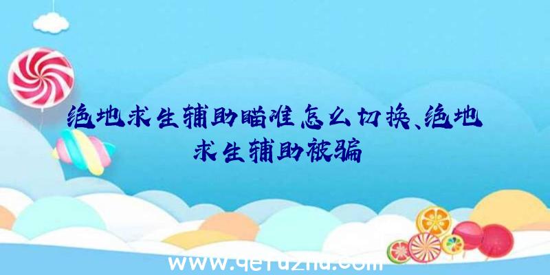 绝地求生辅助瞄准怎么切换、绝地求生辅助被骗