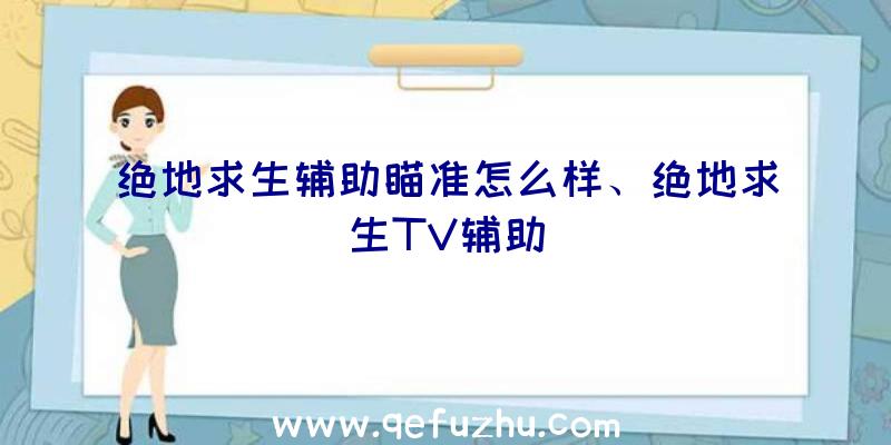 绝地求生辅助瞄准怎么样、绝地求生TV辅助