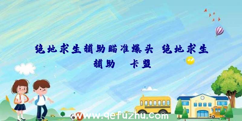 绝地求生辅助瞄准爆头、绝地求生辅助fz卡盟