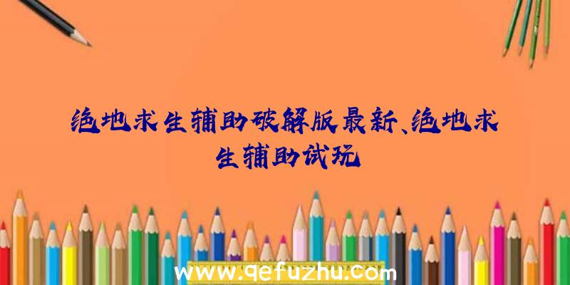绝地求生辅助破解版最新、绝地求生辅助试玩