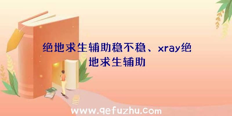 绝地求生辅助稳不稳、xray绝地求生辅助