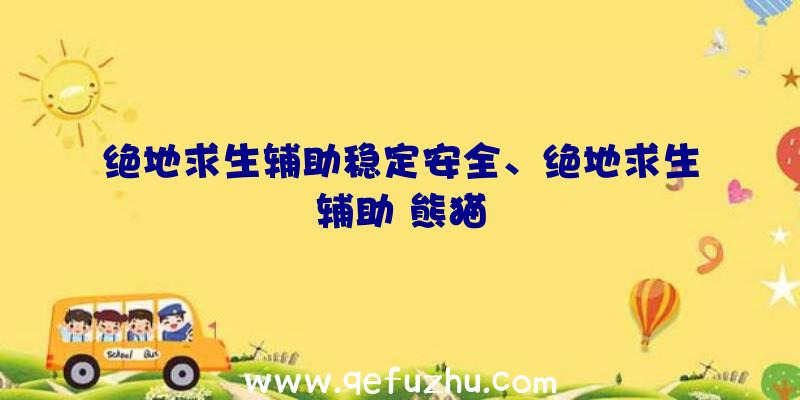 绝地求生辅助稳定安全、绝地求生辅助