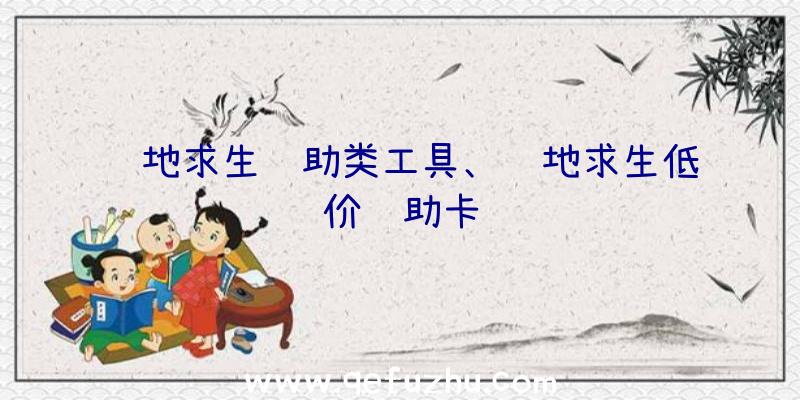 绝地求生辅助类工具、绝地求生低价辅助卡