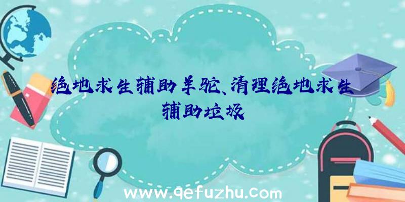 绝地求生辅助羊驼、清理绝地求生辅助垃圾