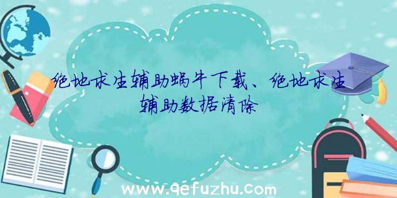 绝地求生辅助蜗牛下载、绝地求生辅助数据清除