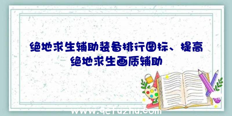 绝地求生辅助装备排行图标、提高绝地求生画质辅助