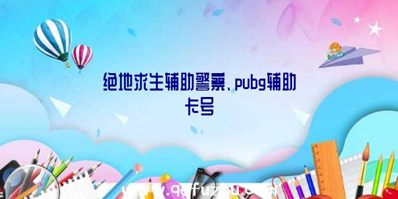 绝地求生辅助警察、pubg辅助卡号