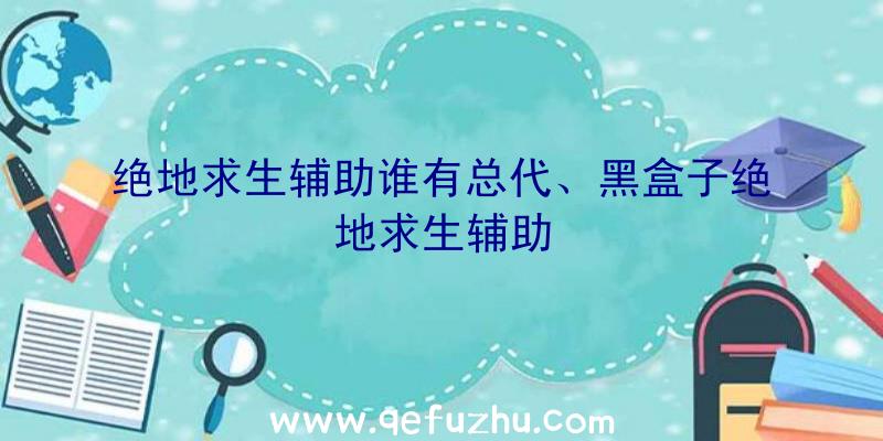 绝地求生辅助谁有总代、黑盒子绝地求生辅助