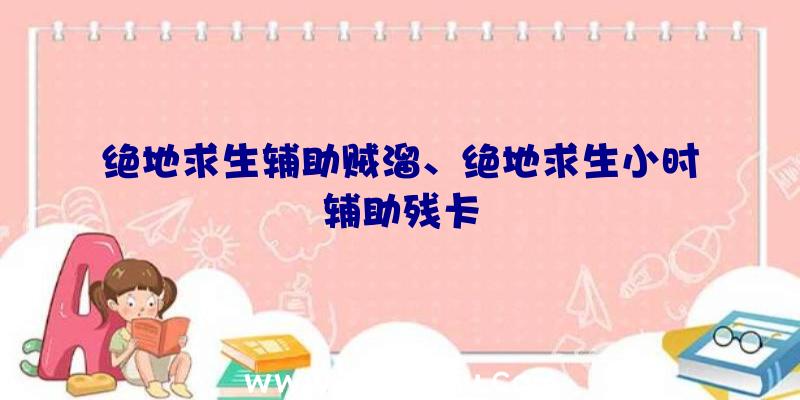 绝地求生辅助贼溜、绝地求生小时辅助残卡