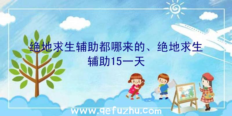 绝地求生辅助都哪来的、绝地求生辅助15一天