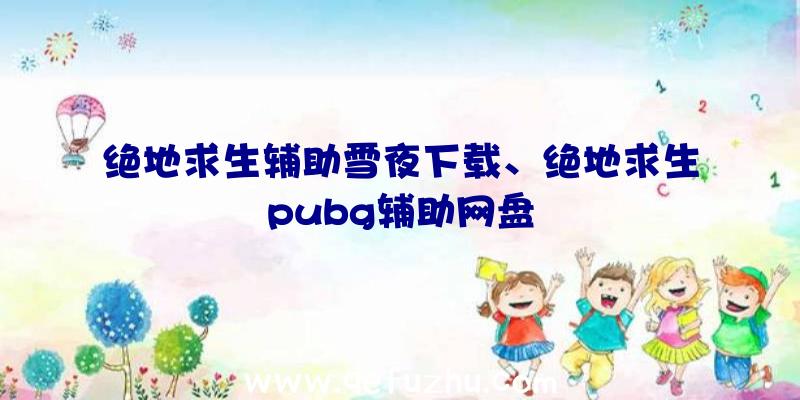 绝地求生辅助雪夜下载、绝地求生pubg辅助网盘