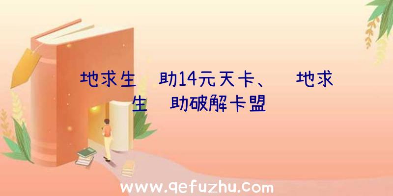 绝地求生辅助14元天卡、绝地求生辅助破解卡盟