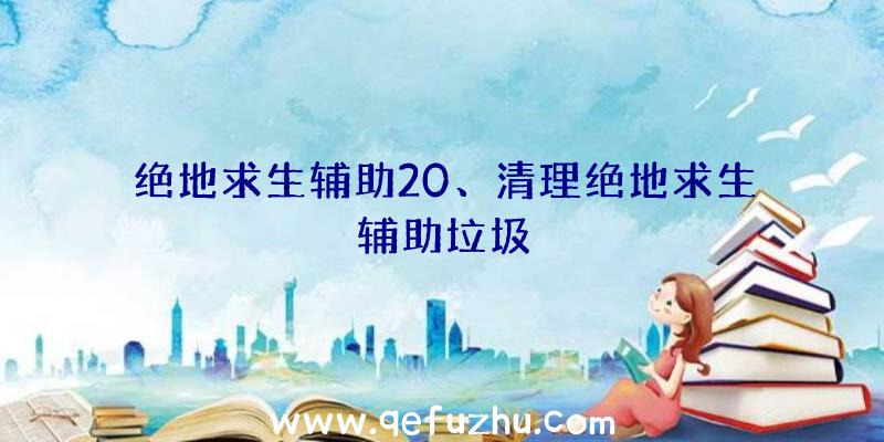 绝地求生辅助20、清理绝地求生辅助垃圾