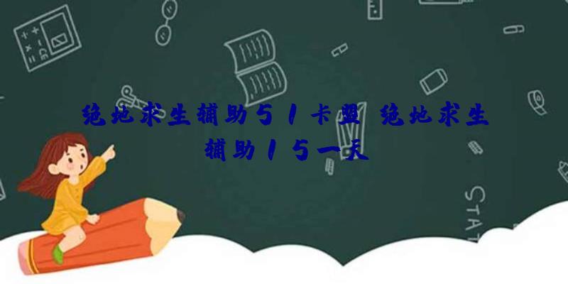 绝地求生辅助51卡盟、绝地求生辅助15一天