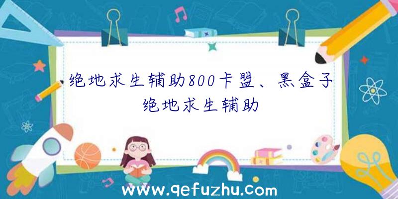 绝地求生辅助800卡盟、黑盒子绝地求生辅助