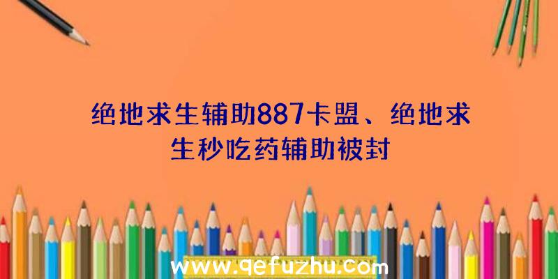 绝地求生辅助887卡盟、绝地求生秒吃药辅助被封