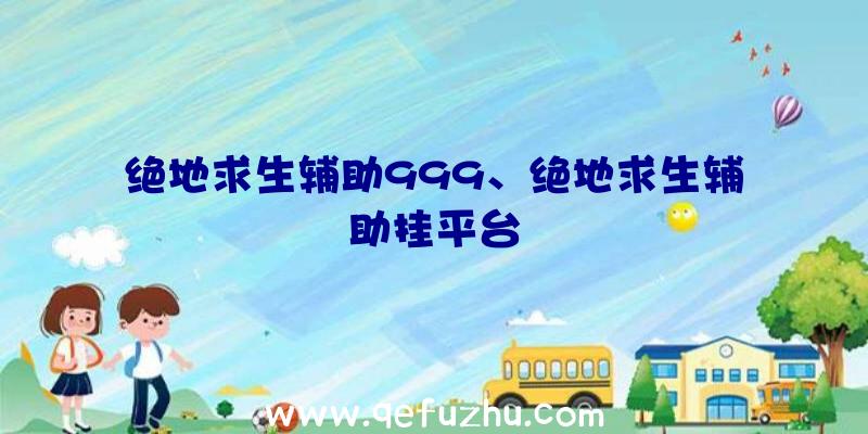 绝地求生辅助999、绝地求生辅助挂平台