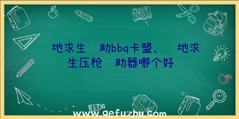 绝地求生辅助bbq卡盟、绝地求生压枪辅助器哪个好