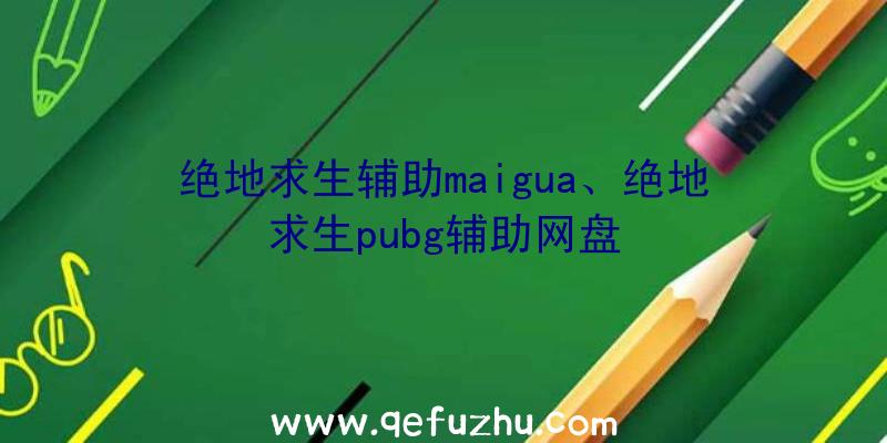 绝地求生辅助maigua、绝地求生pubg辅助网盘