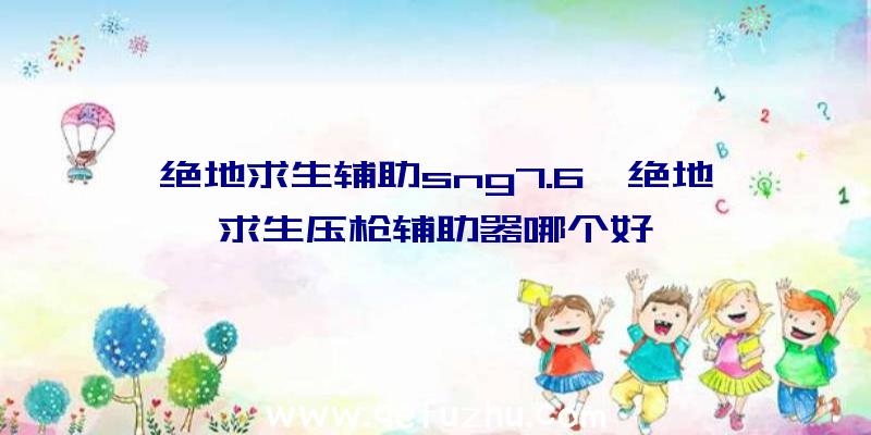 绝地求生辅助sng7.6、绝地求生压枪辅助器哪个好