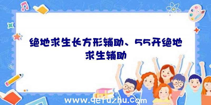 绝地求生长方形辅助、55开绝地求生辅助