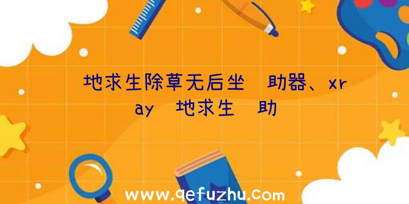 绝地求生除草无后坐辅助器、xray绝地求生辅助