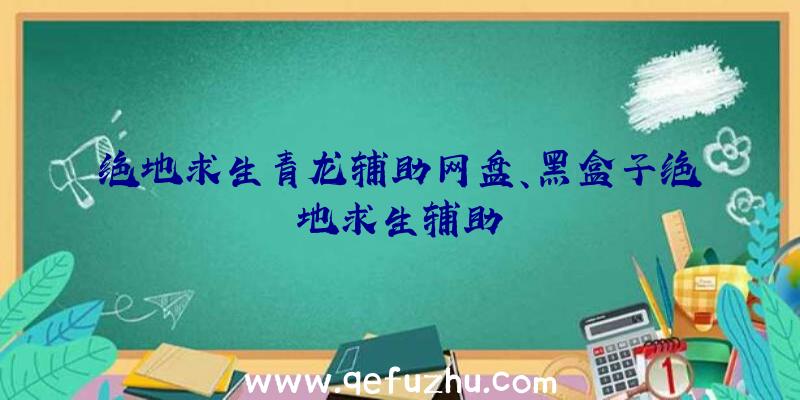 绝地求生青龙辅助网盘、黑盒子绝地求生辅助