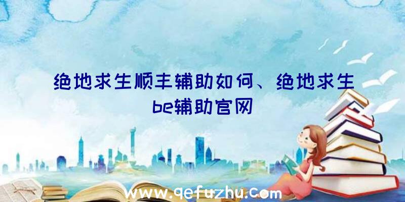 绝地求生顺丰辅助如何、绝地求生be辅助官网