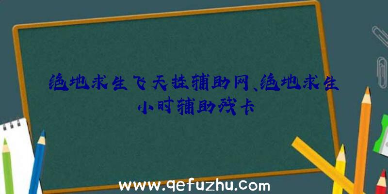 绝地求生飞天挂辅助网、绝地求生小时辅助残卡