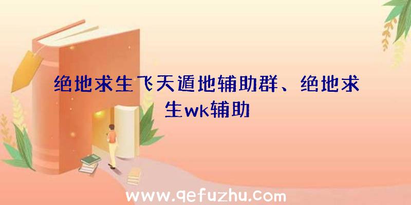 绝地求生飞天遁地辅助群、绝地求生wk辅助