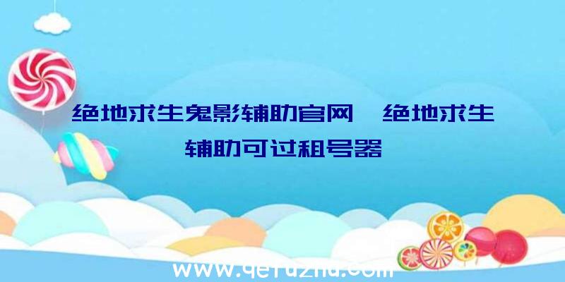 绝地求生鬼影辅助官网、绝地求生辅助可过租号器