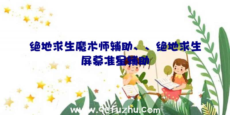 绝地求生魔术师辅助、、绝地求生屏幕准星辅助