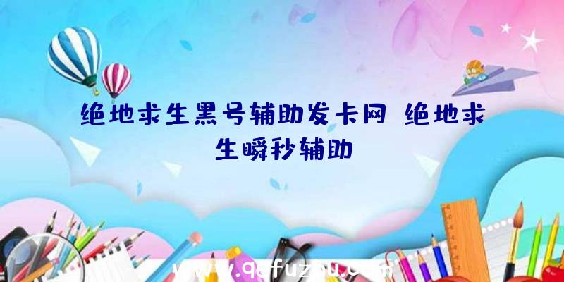 绝地求生黑号辅助发卡网、绝地求生瞬秒辅助