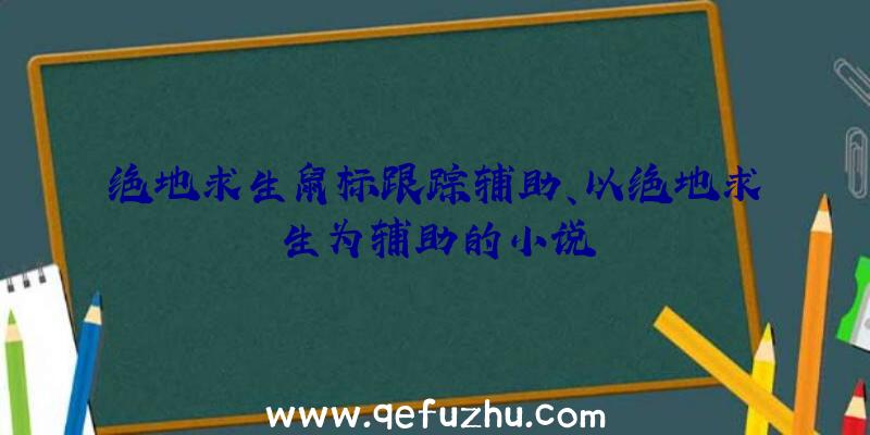 绝地求生鼠标跟踪辅助、以绝地求生为辅助的小说