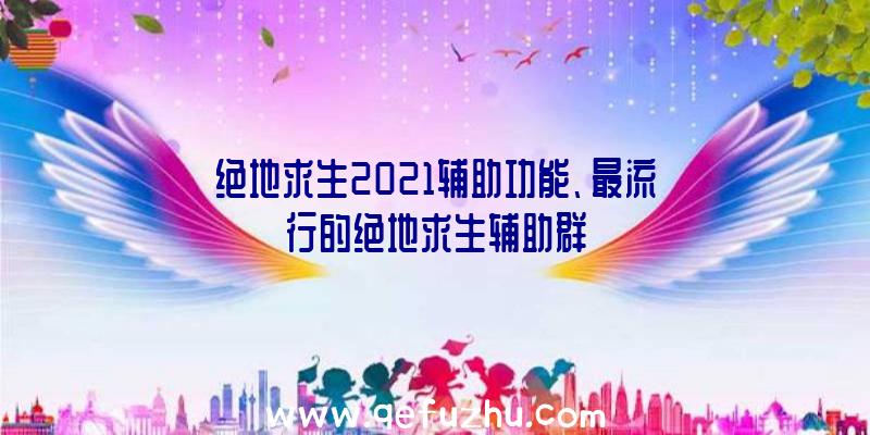 绝地求生2021辅助功能、最流行的绝地求生辅助群