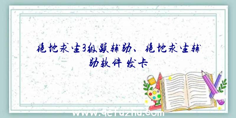 绝地求生3级头辅助、绝地求生辅助软件