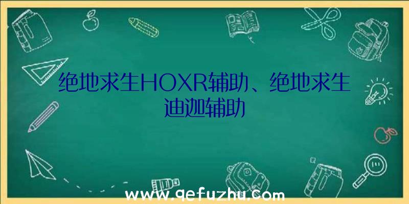 绝地求生HOXR辅助、绝地求生迪迦辅助