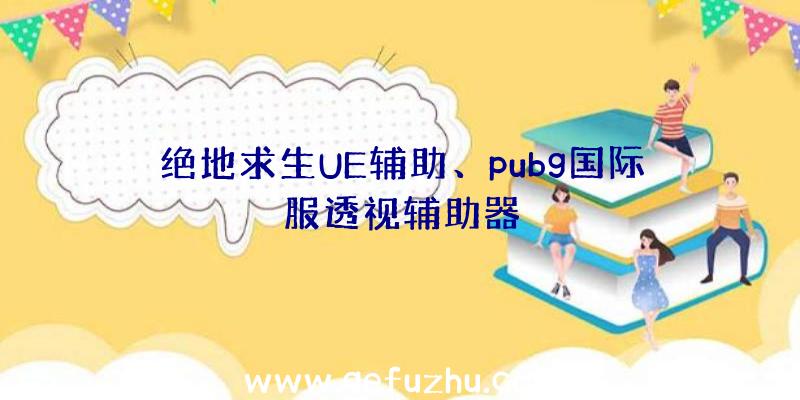 绝地求生UE辅助、pubg国际服透视辅助器