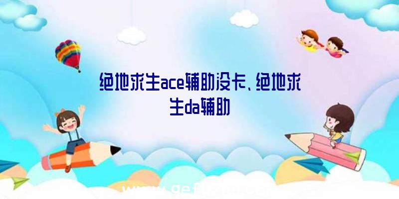 绝地求生ace辅助没卡、绝地求生da辅助