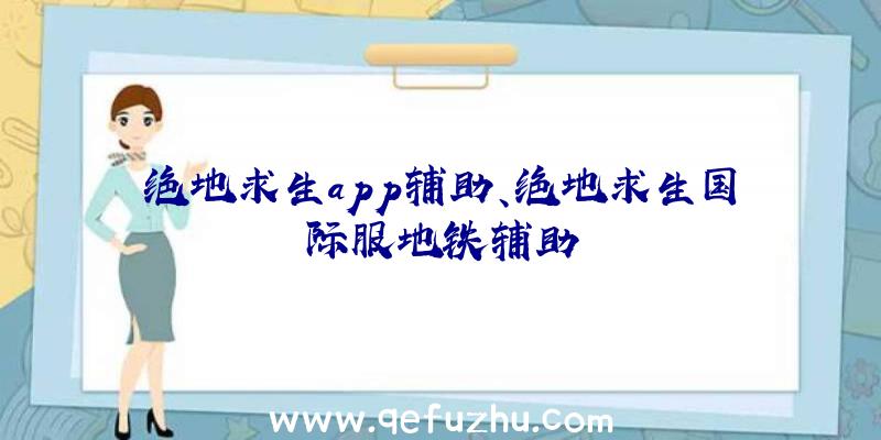 绝地求生app辅助、绝地求生国际服地铁辅助