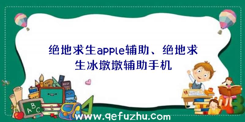 绝地求生apple辅助、绝地求生冰墩墩辅助手机