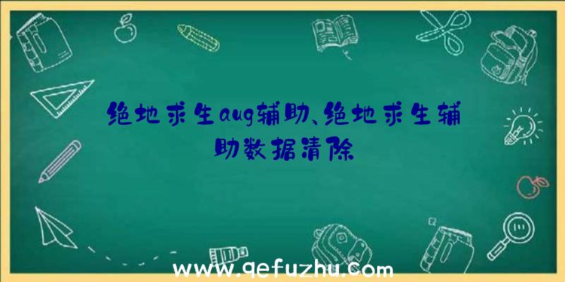 绝地求生aug辅助、绝地求生辅助数据清除