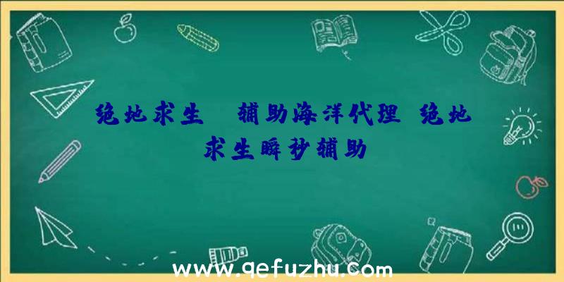 绝地求生cf辅助海洋代理、绝地求生瞬秒辅助