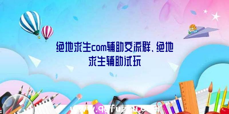 绝地求生com辅助交流群、绝地求生辅助试玩