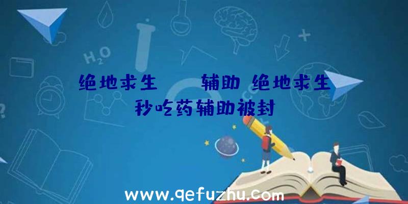 绝地求生hxor辅助、绝地求生秒吃药辅助被封