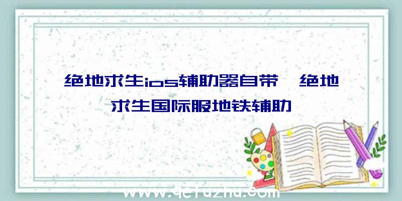 绝地求生ios辅助器自带、绝地求生国际服地铁辅助