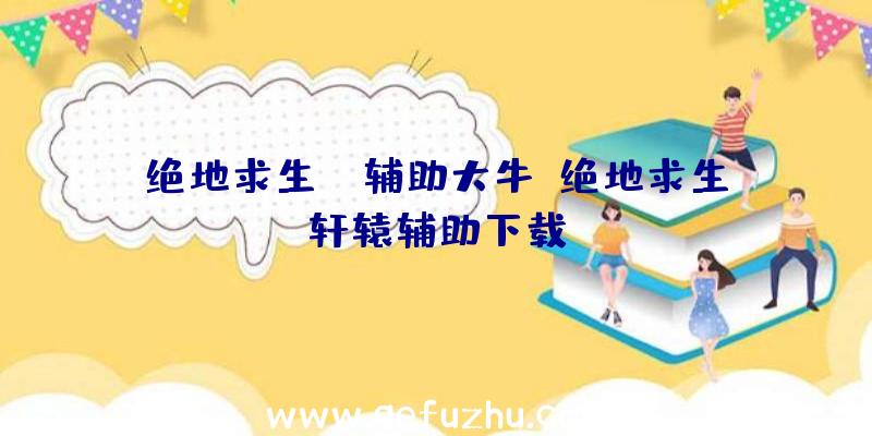 绝地求生jr辅助大牛、绝地求生轩辕辅助下载