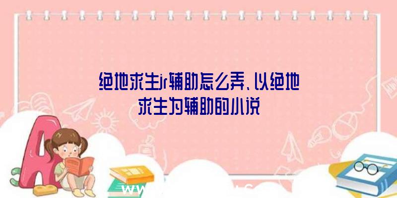 绝地求生jr辅助怎么弄、以绝地求生为辅助的小说