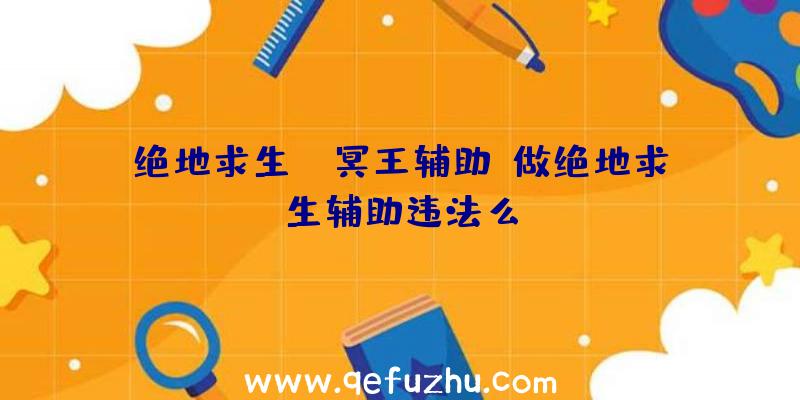 绝地求生pc冥王辅助、做绝地求生辅助违法么